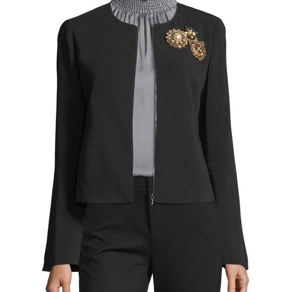 Kobi Halperin Briana Bell-Sleeve Black Jacket - Picture 2 of 4